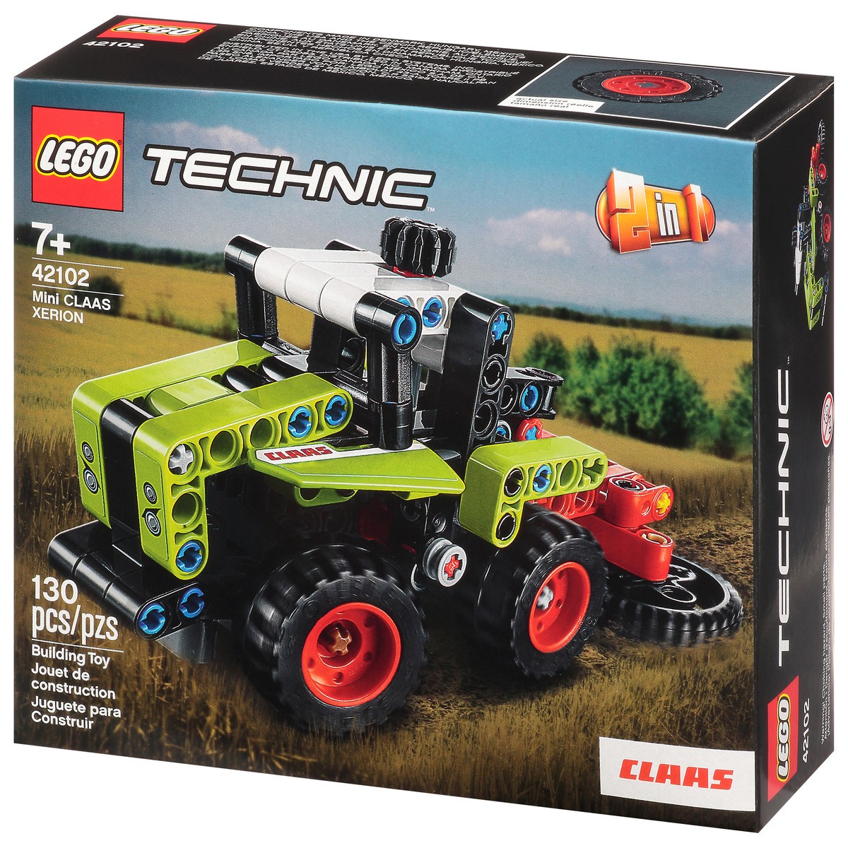 slide 4 of 11, LEGO Technic Mini Claas Xerion 2 in 1 Building Toy 130 Pcs, 1 ea