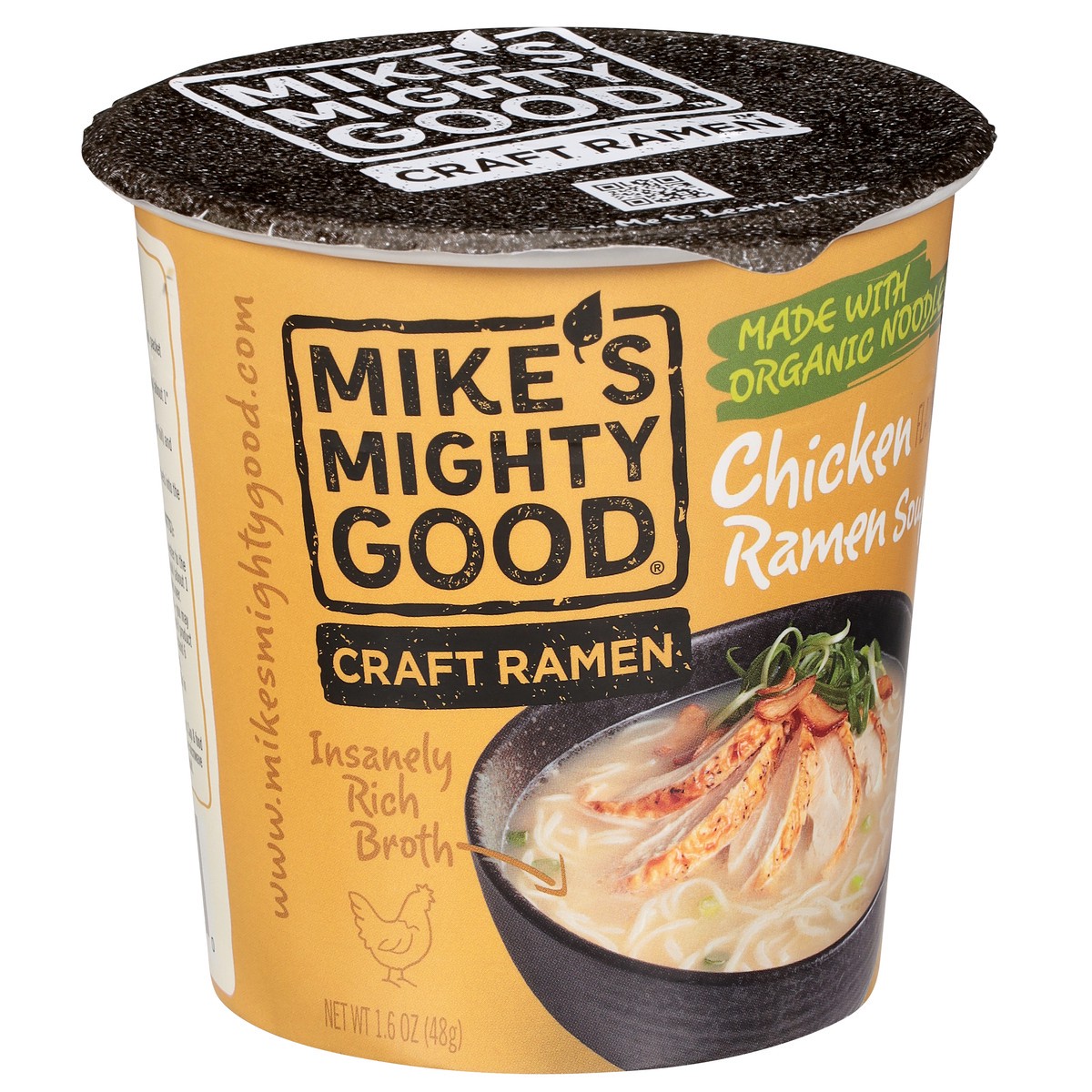 slide 6 of 9, Mike's Mighty Good Soup,Og3,Ramen,Chicken, 1.6 oz