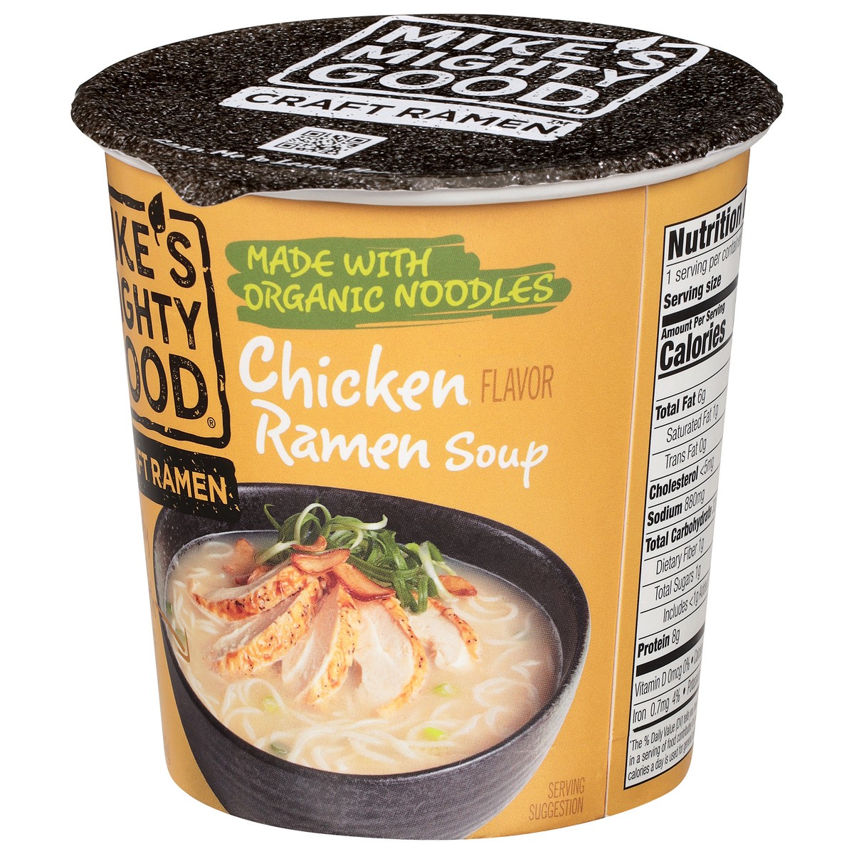 slide 9 of 9, Mike's Mighty Good Soup,Og3,Ramen,Chicken, 1.6 oz