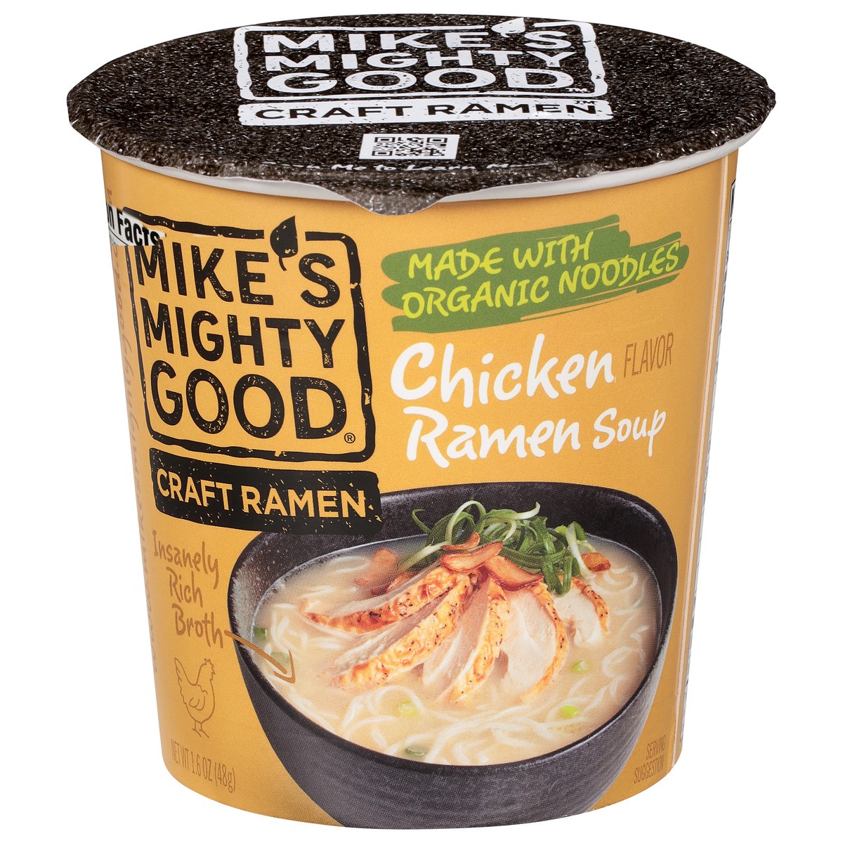 slide 1 of 9, Mike's Mighty Good Soup,Og3,Ramen,Chicken, 1.6 oz