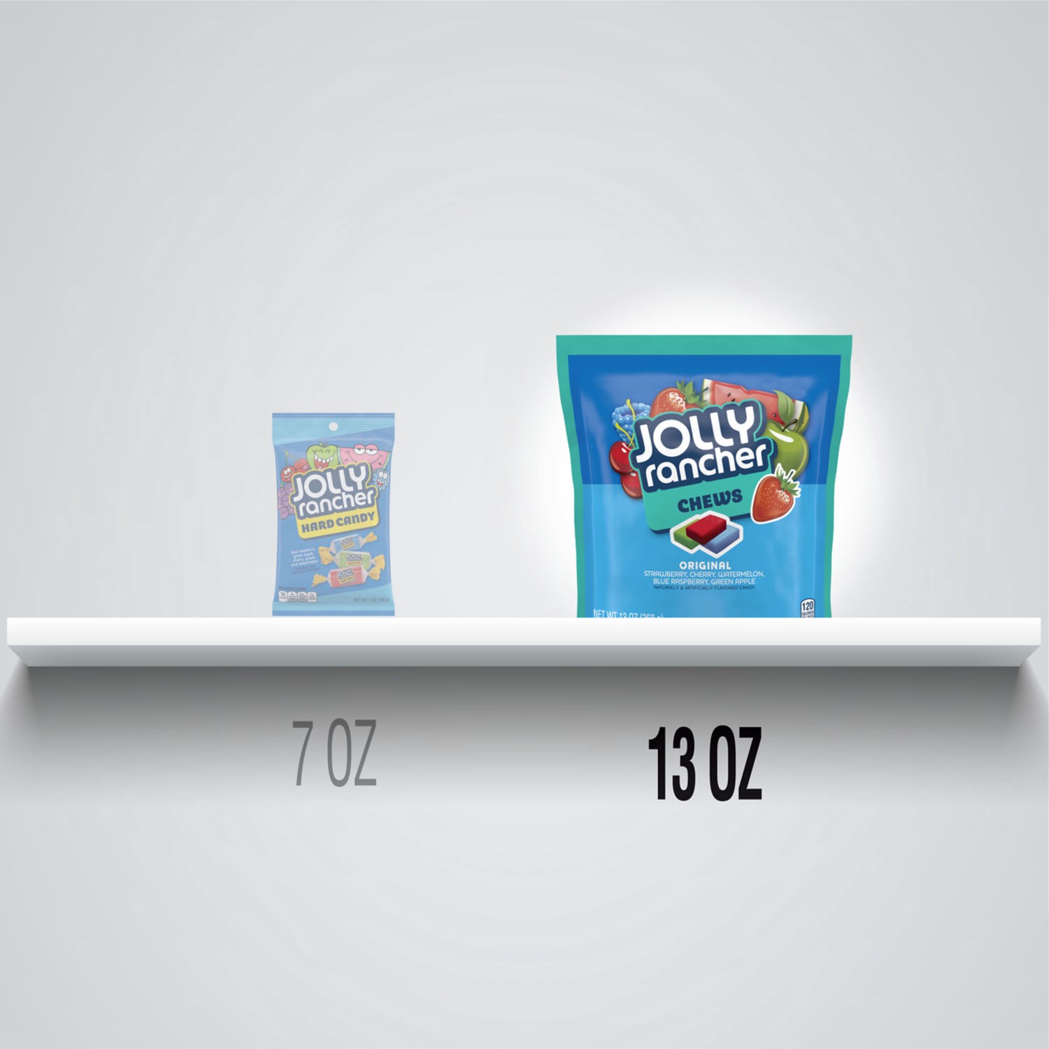 slide 7 of 8, Jolly Rancher Chews Assorted Fruit Flavored Candy Bag, 13 oz, 13 oz