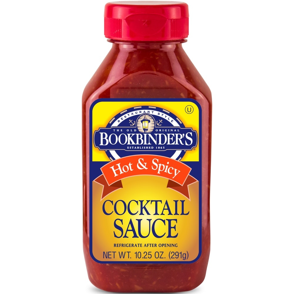 slide 1 of 1, Bookbinder's Hot & Spicy Cocktail Sauce, 10.25 oz