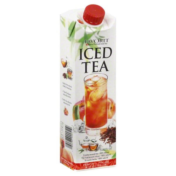 slide 1 of 1, Favorit Peach Iced Tea, 33.8 fl oz