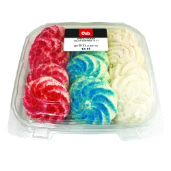 Cub Color Sugared Spritz Cookies, 12 Each