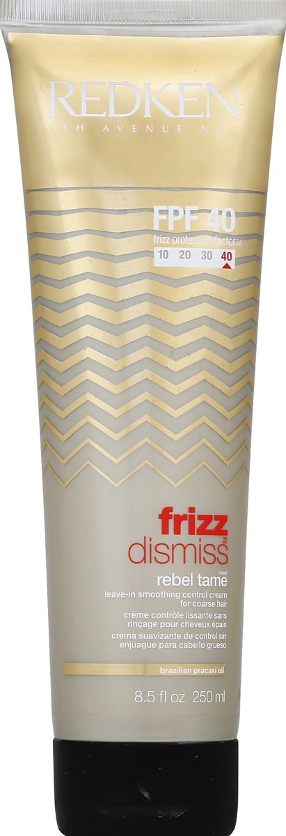 slide 2 of 2, Redken Frizz Dismiss Rebel Tame Leave In Smoothing Cream, 8.5 oz