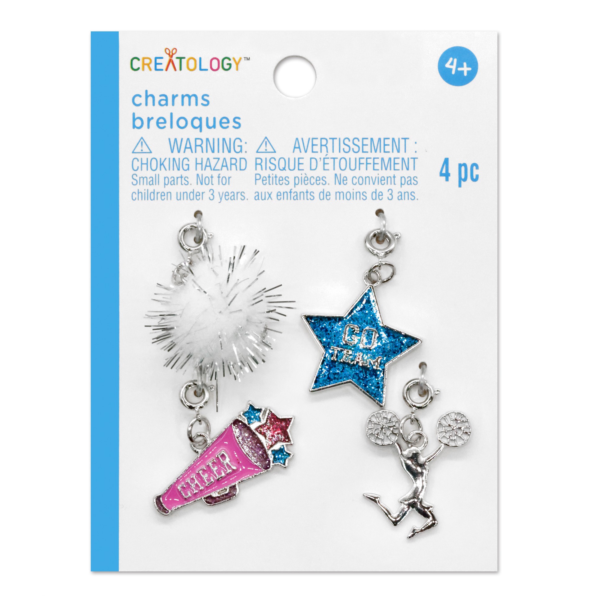 slide 3 of 6, Cheering Charms By Creatology, 4ct., 4 ct