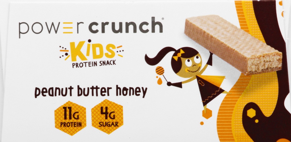 slide 6 of 13, Power Crunch Kids Peanut Butter Honey Protein Snack Bar 5 ea, 5 ct