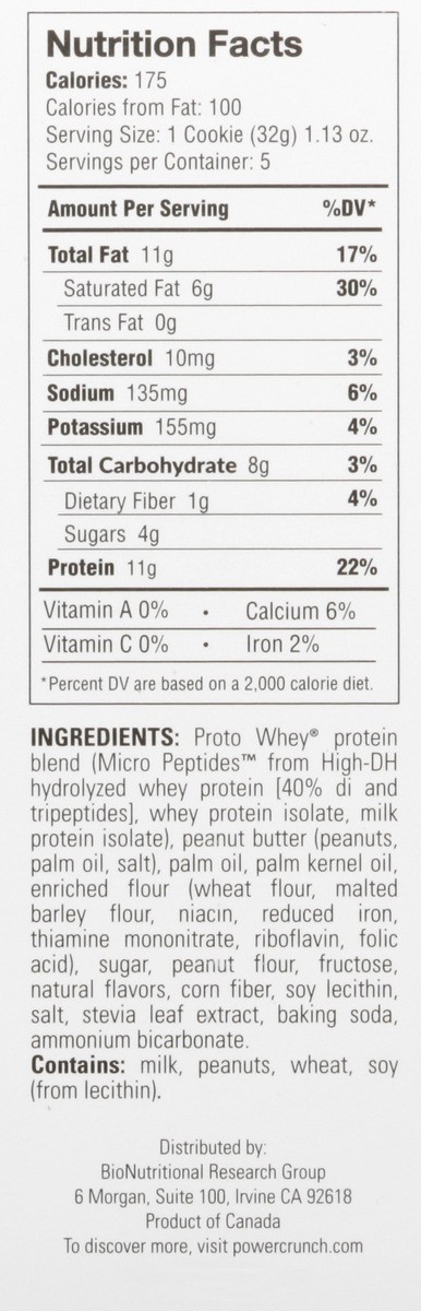 slide 11 of 13, Power Crunch Kids Peanut Butter Honey Protein Snack Bar 5 ea, 5 ct