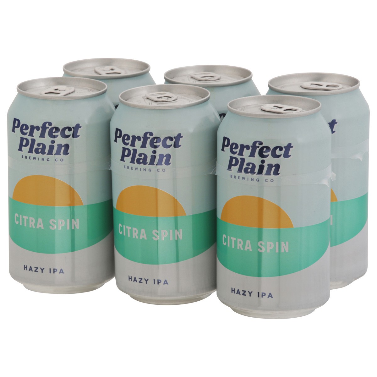 slide 4 of 11, Perfect Plain Brewing Co Hazy IPA Citra Spin Beer 6 - 12 fl oz Cans, 6 ct; 12 oz