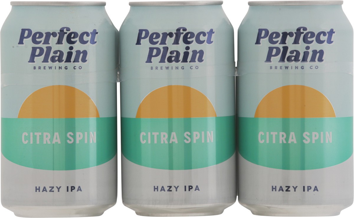 slide 11 of 11, Perfect Plain Brewing Co Hazy IPA Citra Spin Beer 6 - 12 fl oz Cans, 6 ct; 12 oz