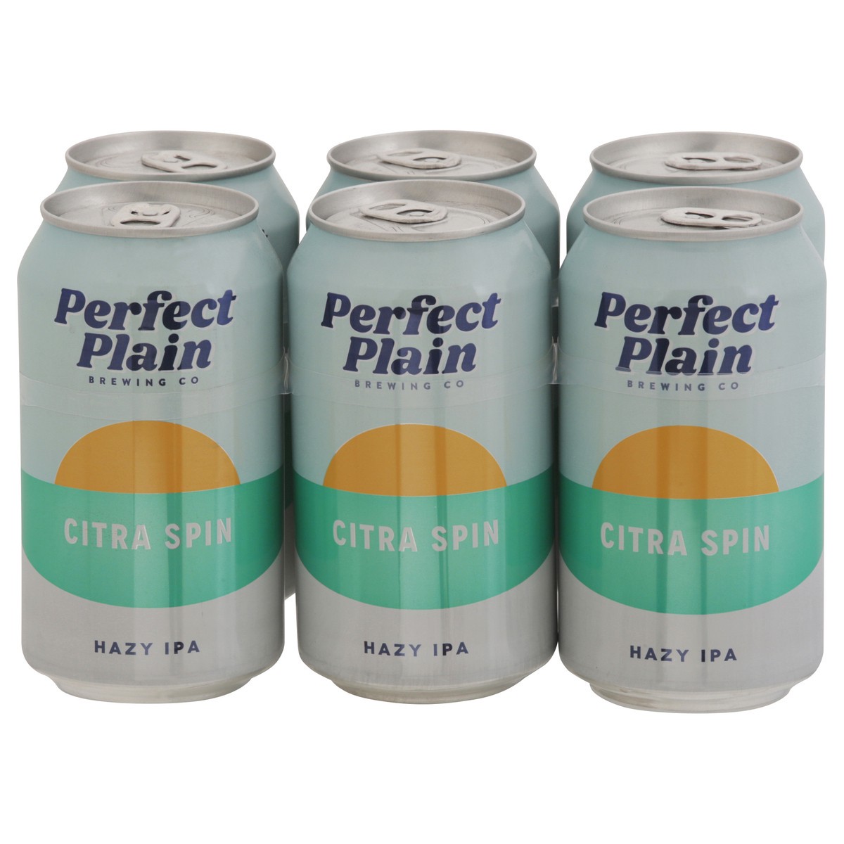 slide 9 of 11, Perfect Plain Brewing Co Hazy IPA Citra Spin Beer 6 - 12 fl oz Cans, 6 ct; 12 oz