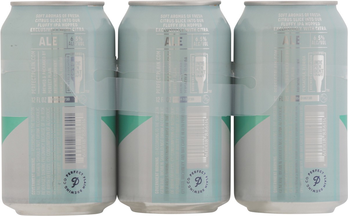 slide 5 of 11, Perfect Plain Brewing Co Hazy IPA Citra Spin Beer 6 - 12 fl oz Cans, 6 ct; 12 oz