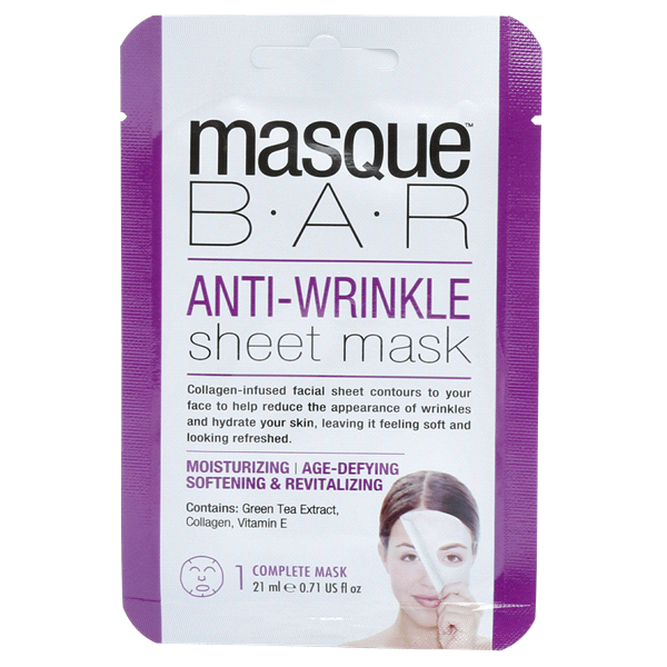 slide 1 of 1, Masque Bar Wrinkle-Reducing Sheet Mask, 1 ct