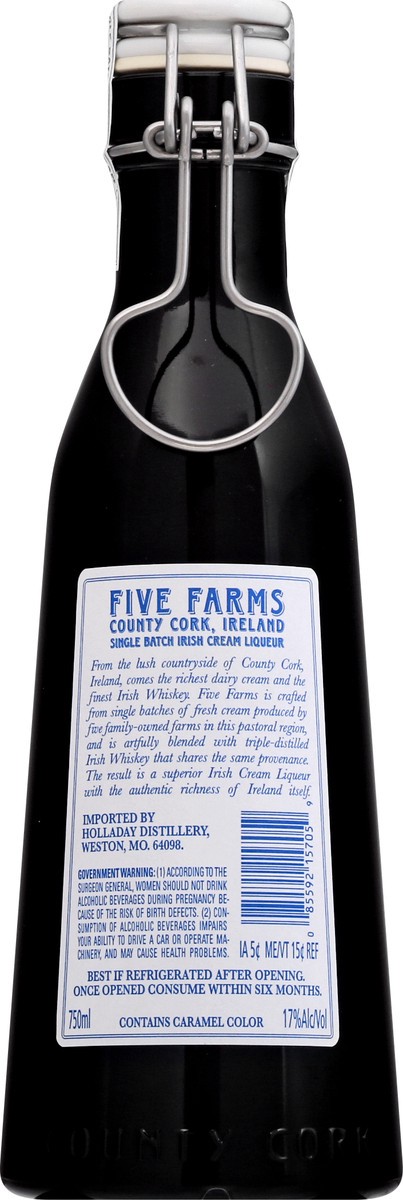 slide 7 of 10, Five Farms Irish Cream, 750 ml