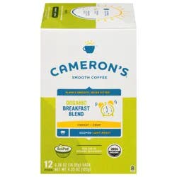Cameron's Coffee Organic Breakfast Blend Single Serve Pods - 12 Count