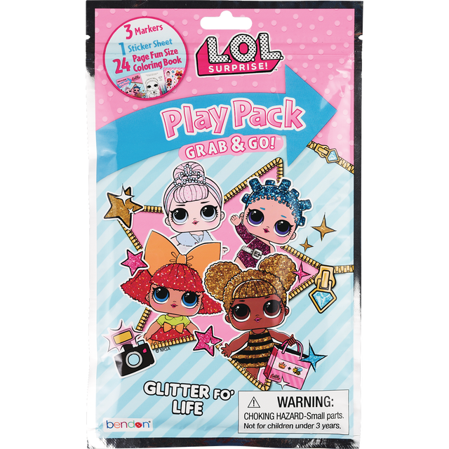 slide 1 of 1, L.O.L. Surprise! Coloring Book Play Pack, 1 ct