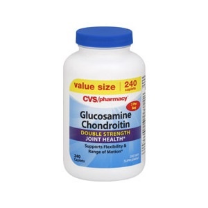 slide 1 of 1, CVS Pharmacy Glucosamine Chondroitin Caplets Double Strength Value Size, 240 ct