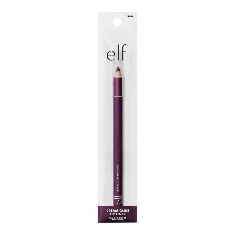 slide 10 of 12, e.l.f. Cream Glide Lip Liner - Plum & Get it - 0.03oz, 0.03 oz