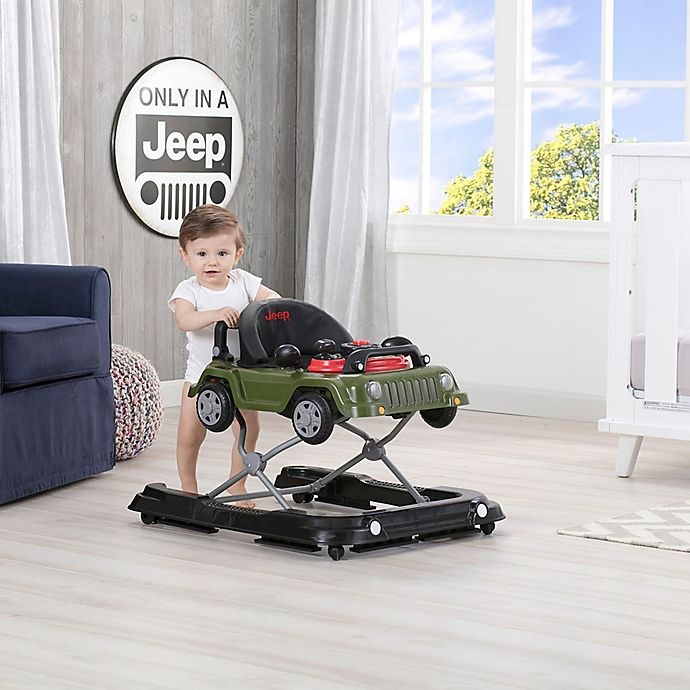 slide 3 of 6, Jeep Classic Wrangler 3-in-1 Grow With Me Walker - Green, 1 ct