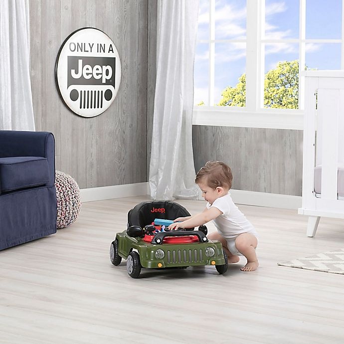 slide 4 of 6, Jeep Classic Wrangler 3-in-1 Grow With Me Walker - Green, 1 ct