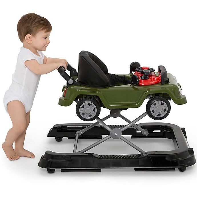 slide 6 of 6, Jeep Classic Wrangler 3-in-1 Grow With Me Walker - Green, 1 ct