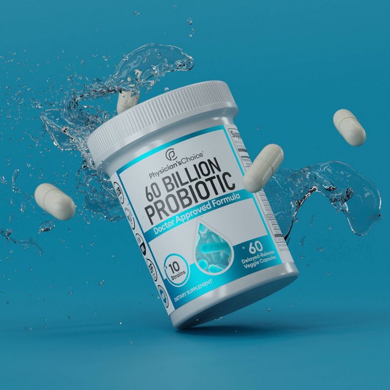 slide 2 of 10, Physician's Choice 60 Billion Probiotic with Prebiotic Capsules - 60ct, 60 ct