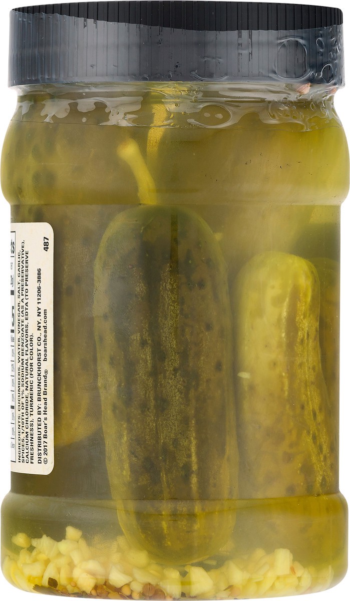 slide 5 of 9, Boar's Head Kosher Dill Whole Pickles, 26 oz