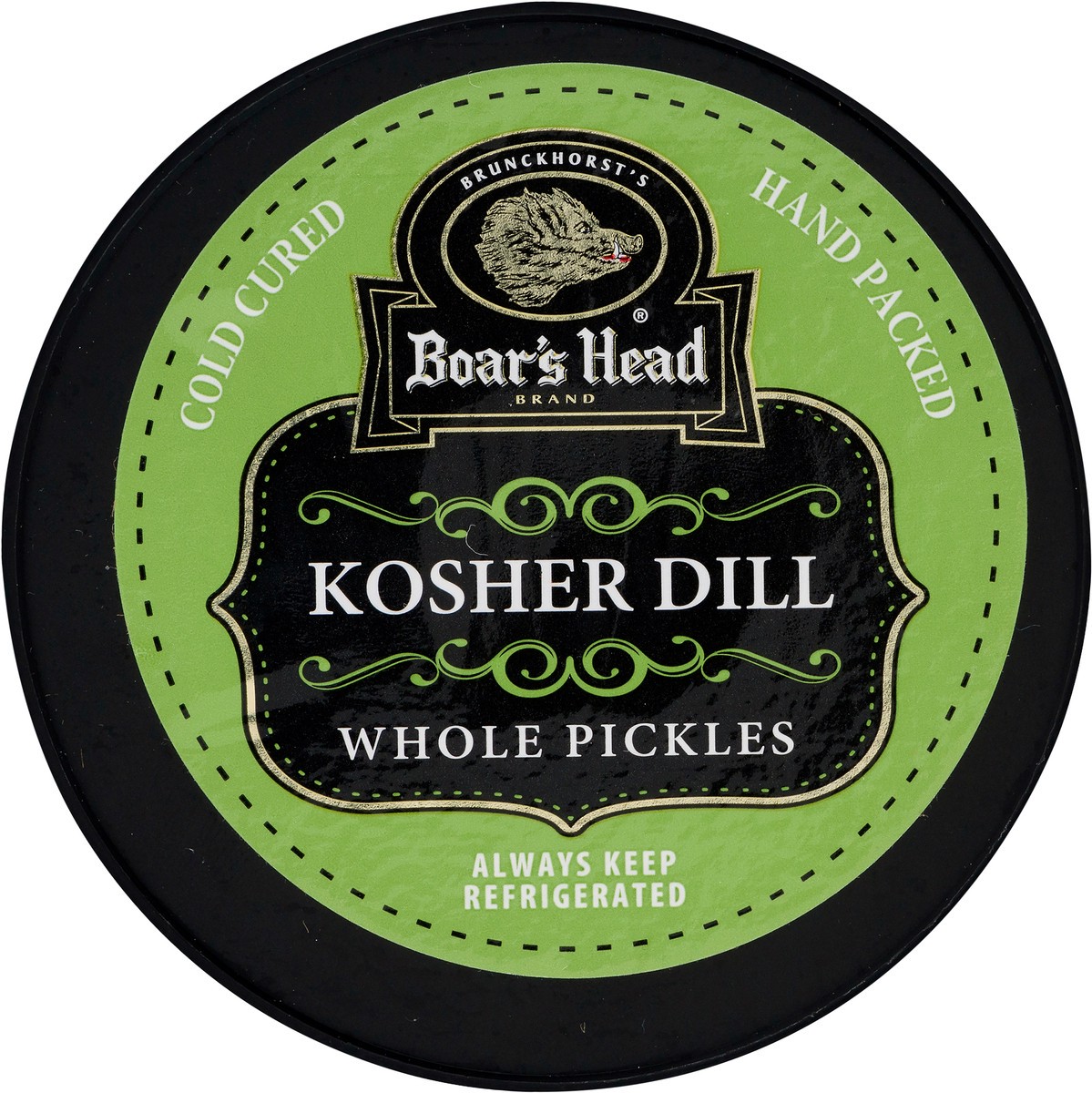 slide 9 of 9, Boar's Head Kosher Dill Whole Pickles, 26 oz