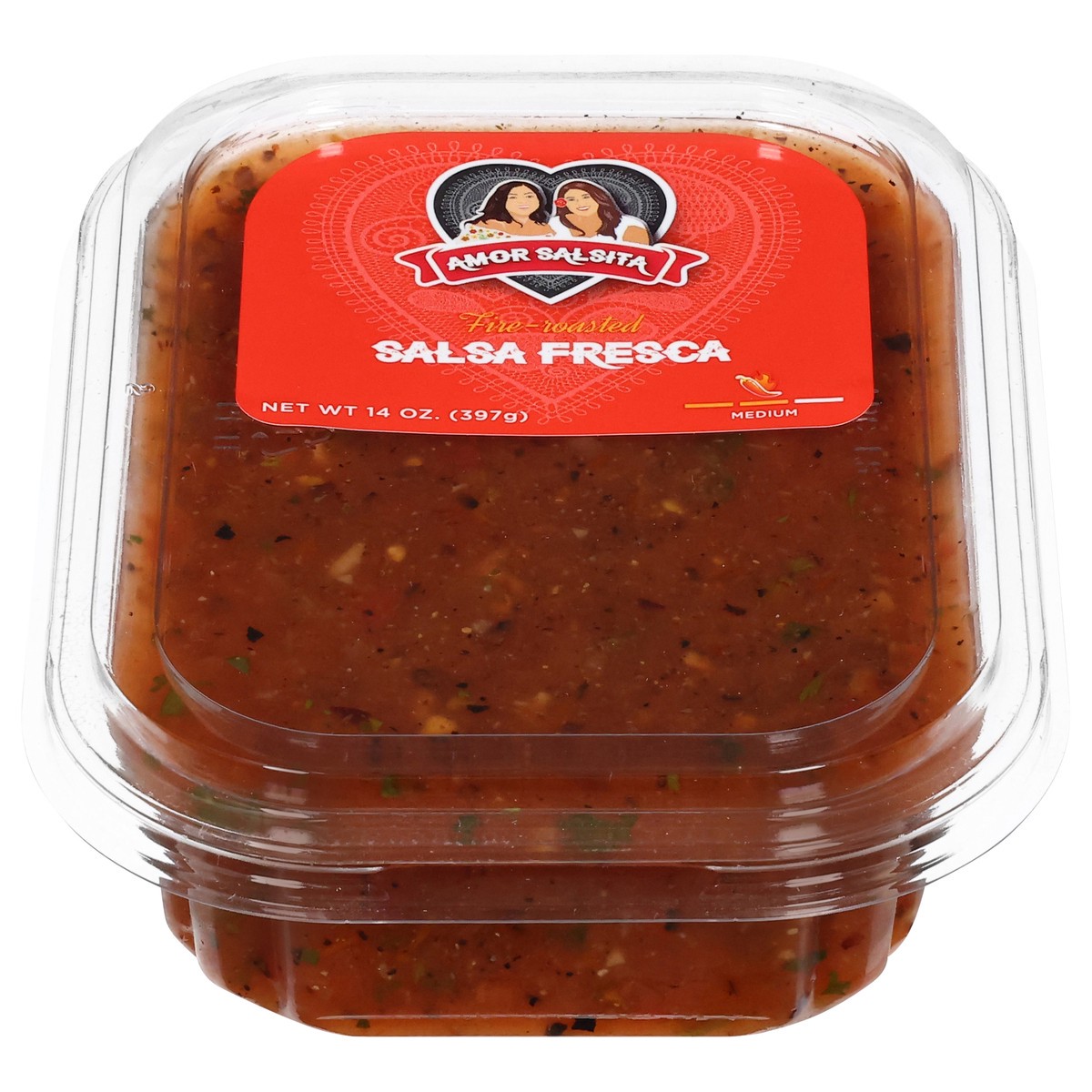slide 4 of 4, Amor Salsita Salsa Fresca Medium 14oz - 14 OZ, 14 oz