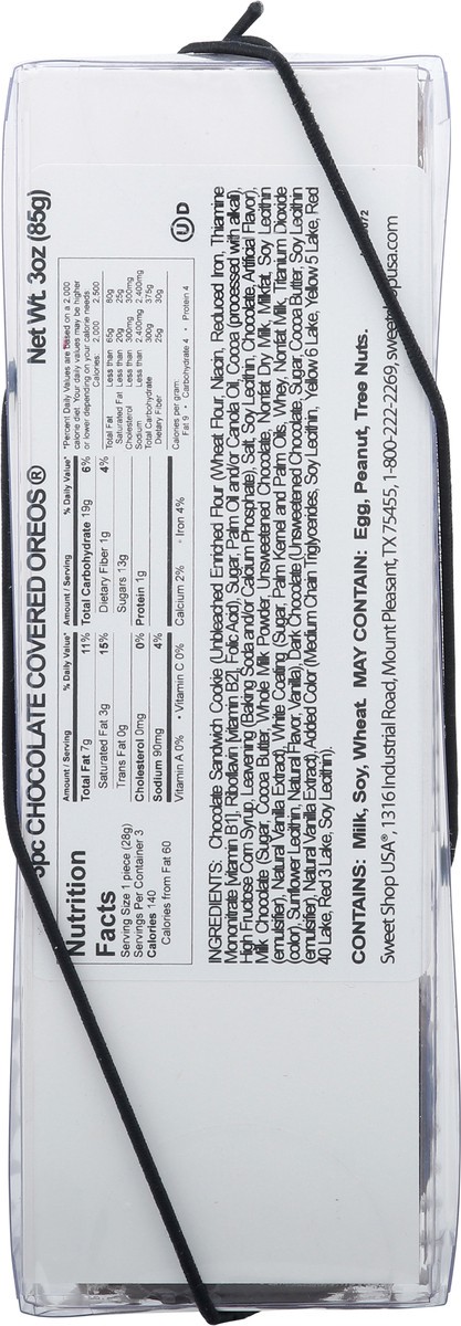 slide 13 of 14, Sweet Shop USA Chocolate Covered Oreos 3 3 ea, 1 ct