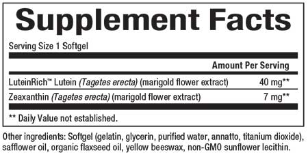 slide 2 of 2, Natural Factors Lutien Dietary Supplement, 30 ct