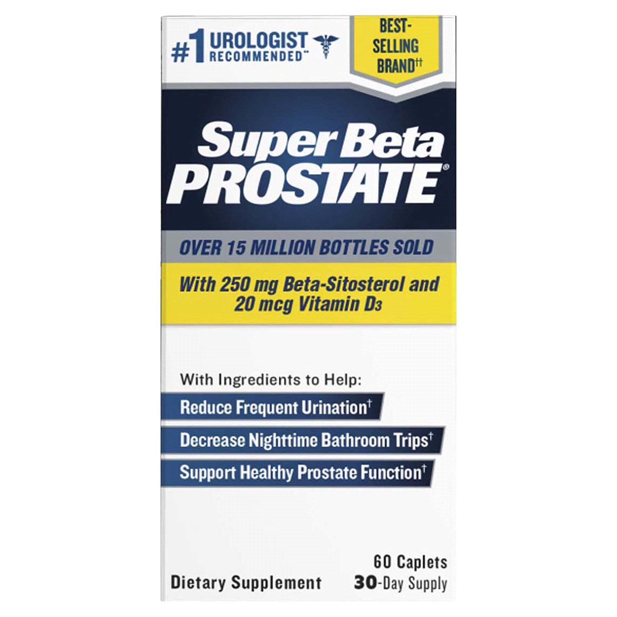 slide 1 of 13, Super Beta Prostate Caplets Dietary Supplement 60 ea, 60 ct