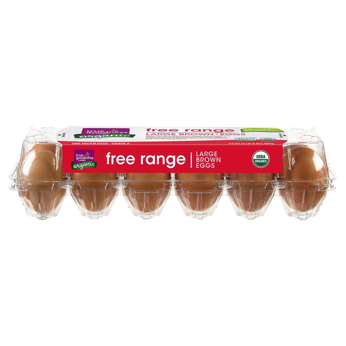 slide 1 of 29, True Goodness Organic Free Range Eggs Dozen, 12 ct