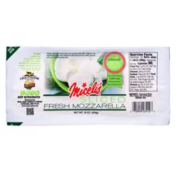 Miceli's Fresh Sliced Mozzarella Log
