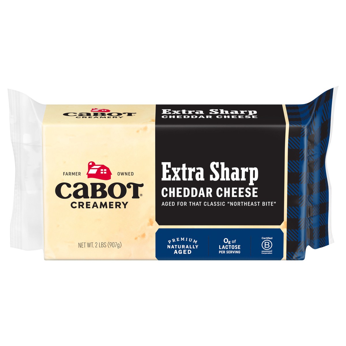 slide 1 of 10, Cabot Extra Sharp White Cheddar Cheese, 2 lb