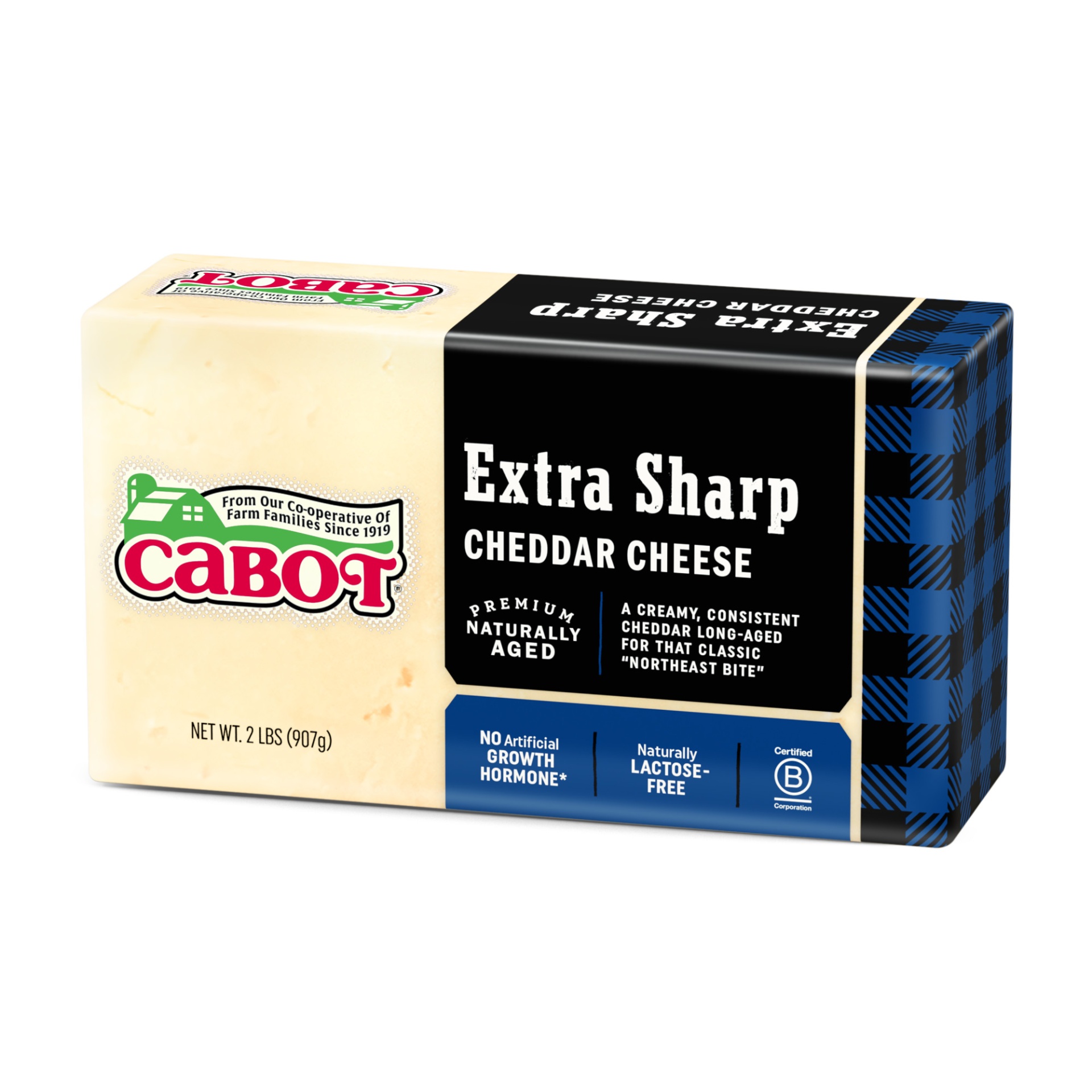slide 4 of 5, Cabot Extra Sharp Cheddar Cheese, 2 lb
