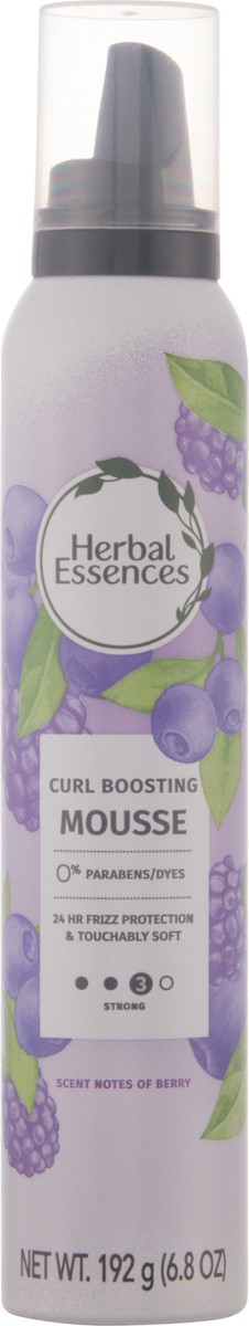 slide 6 of 13, Herbal Essences Curl Boosting Mousse for Curly Hair and Wavy Hair, All Day Hold, Frizz Control, 6.8 fl oz, 6.8 oz