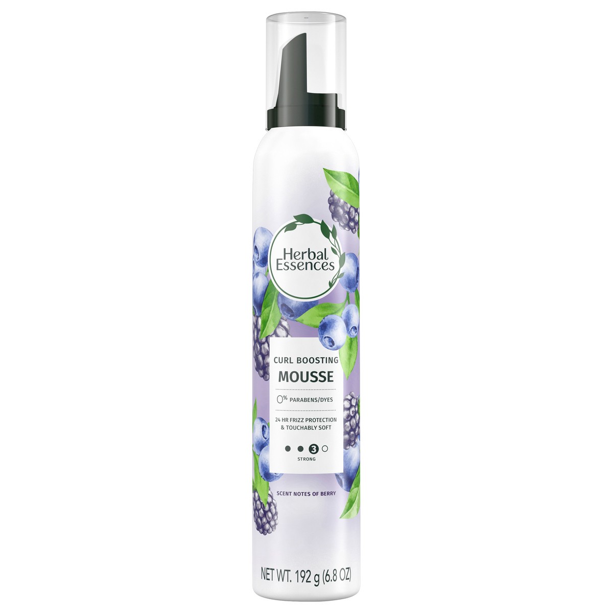 slide 1 of 13, Herbal Essences Curl Boosting Mousse for Curly Hair and Wavy Hair, All Day Hold, Frizz Control, 6.8 fl oz, 6.8 oz