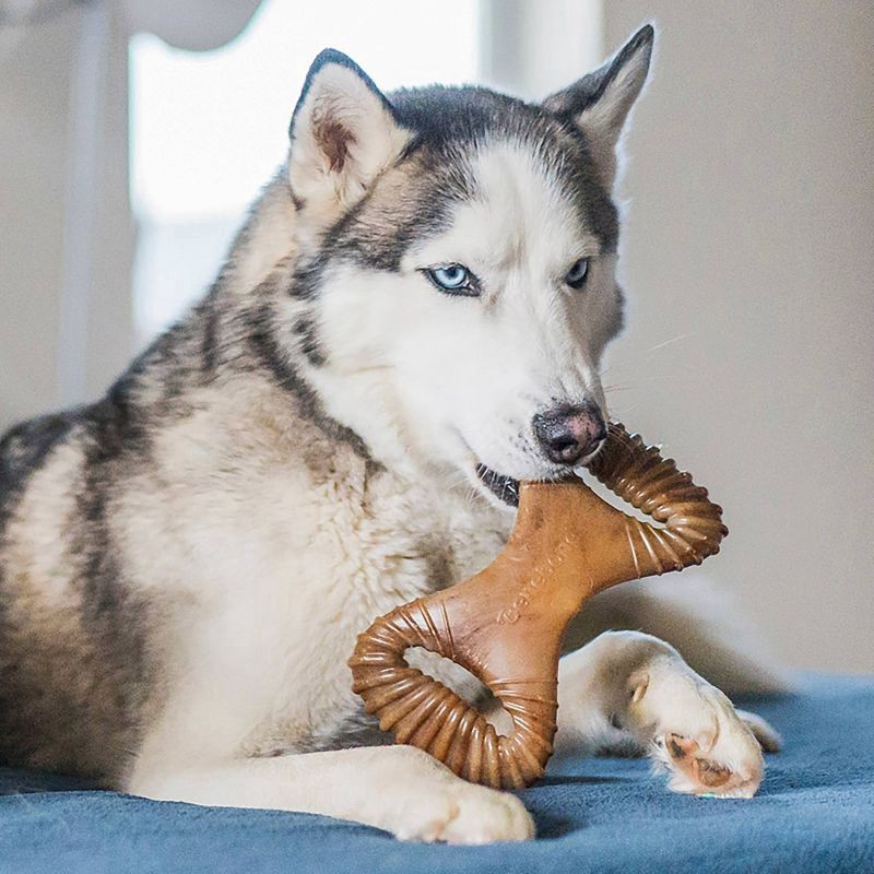 slide 4 of 5, Benebone Figure 8 Large Dog Chew, MED