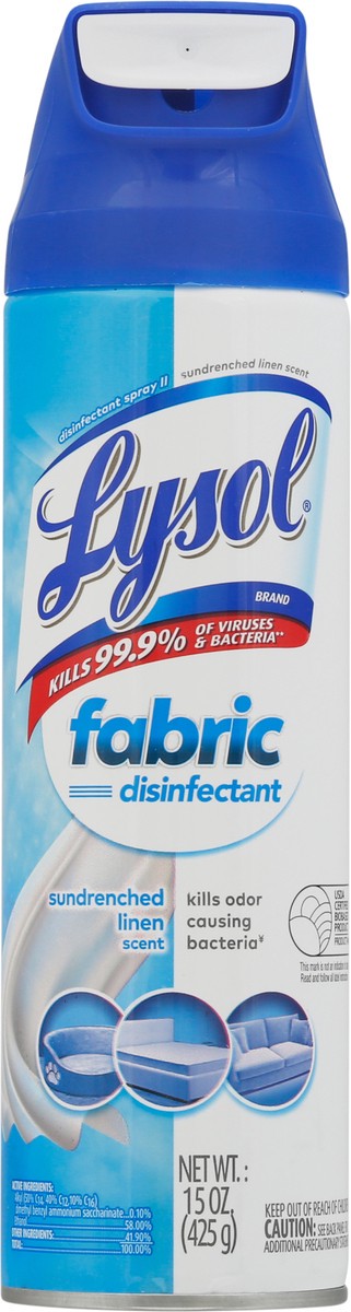 slide 1 of 9, Lysol Sundrenched Linen Scent Fabric Disinfectant 15 oz, 15 oz