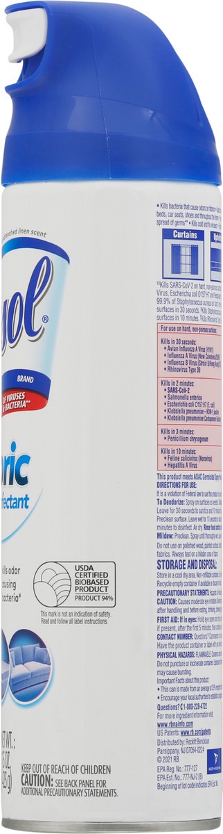 slide 6 of 9, Lysol Sundrenched Linen Scent Fabric Disinfectant 15 oz, 15 oz