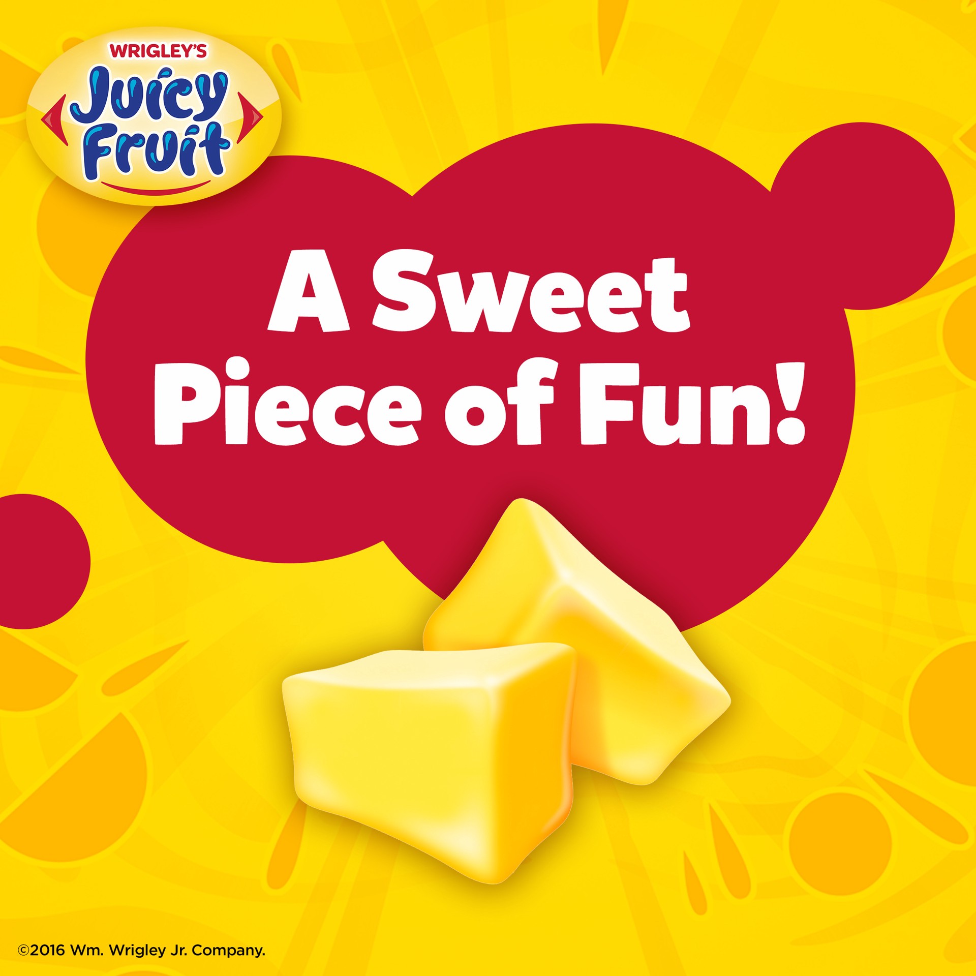 slide 5 of 5, JUICY FRUIT Original Bubble Gum, 5-Piece Single Pack, 5 pc