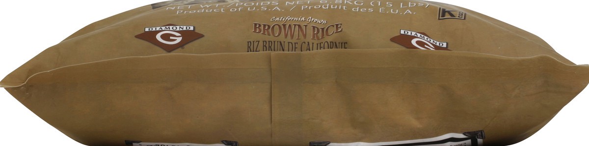 slide 4 of 5, Diamond G Brown Rice, 15 lb