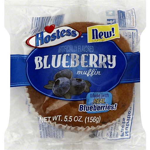 slide 1 of 1, Hostess Blueberry Muffin, 5.5 oz