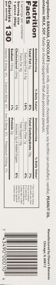 slide 13 of 16, Diana's Milk Chocolate Banana Babies 5 ea, 5 ct