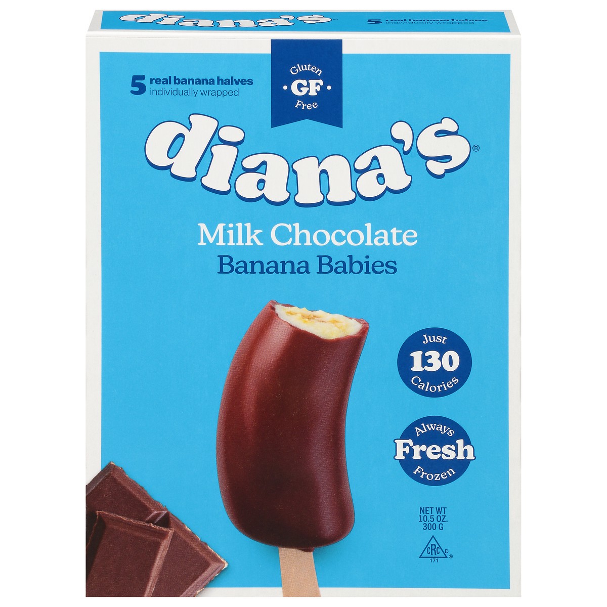 slide 8 of 16, Diana's Milk Chocolate Banana Babies 5 ea, 5 ct