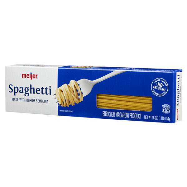 slide 5 of 29, Meijer Spaghetti Pasta, 16 oz