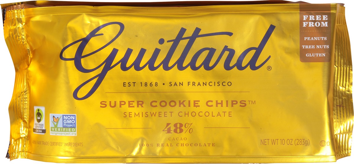 slide 8 of 14, Guittard Semisweet Chocolate Super Cookie Chips 10 oz, 10 oz