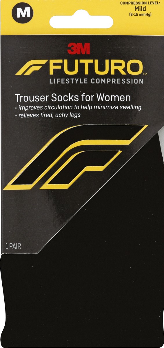 slide 1 of 1, Futuro Trouser Socks 1 ea, 1 pair