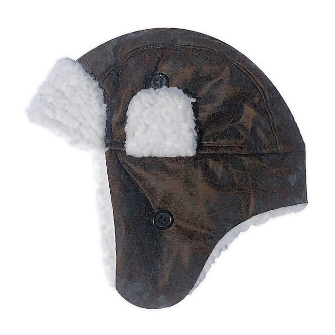 slide 1 of 1, Toby Fairy Toddler Faux Leather Trapper Hat - Chocolate, 1 ct